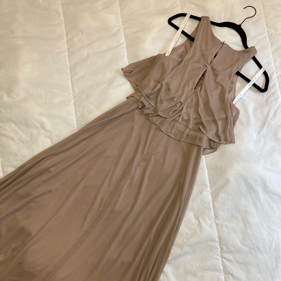Azazie Genesis Bridesmaids Dress in Taupe - Picture 4 of 9
